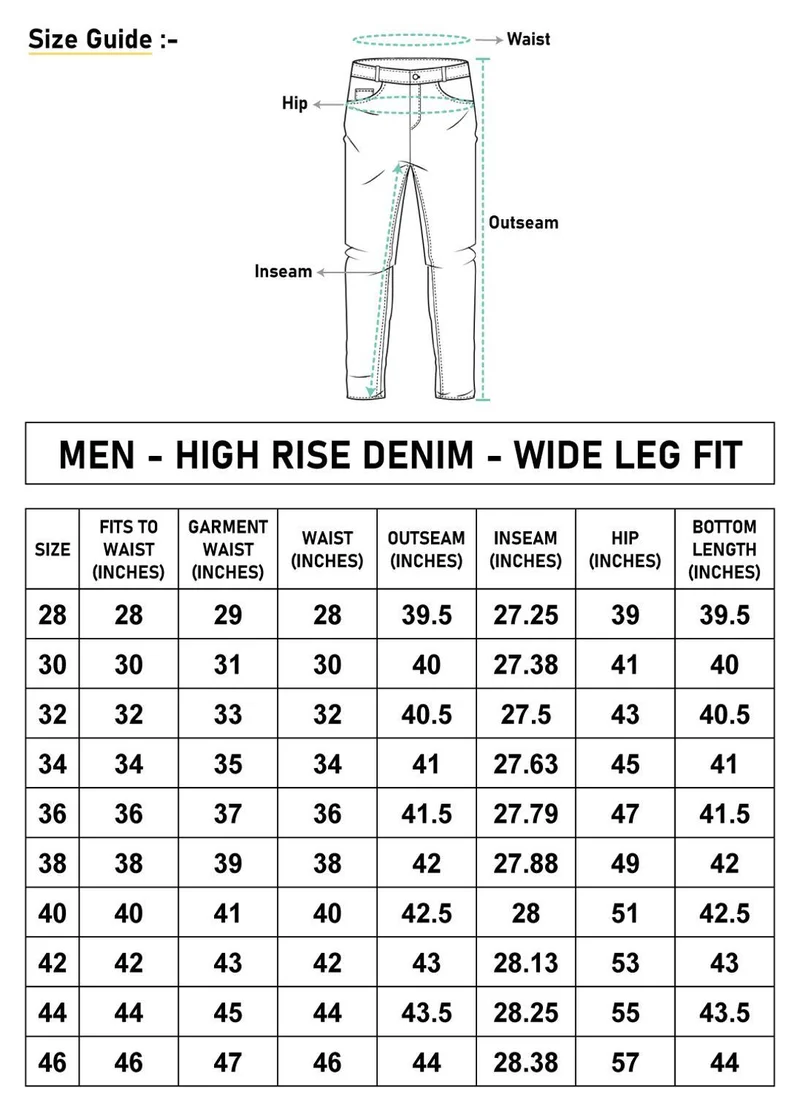 bewakoof  Men's Blue Washed Super Baggy Fit Mid-Rise Jeans for Men | Best Price UAE